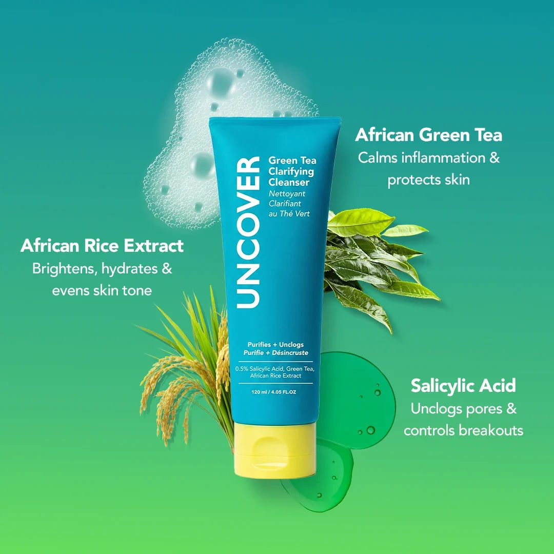 UNCOVER GREEN TEA REVATILIZING CLEANSER 120ML