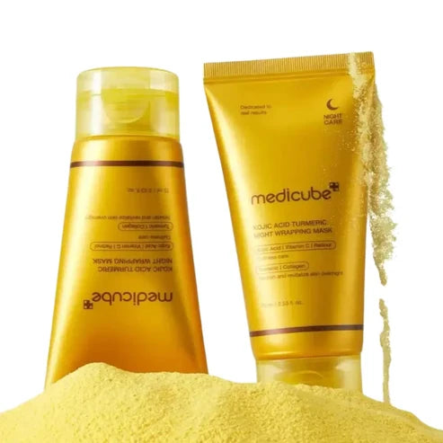 MEDICUBE KOJIC ACID TUMERIC NIGHT WRAPPING MASK