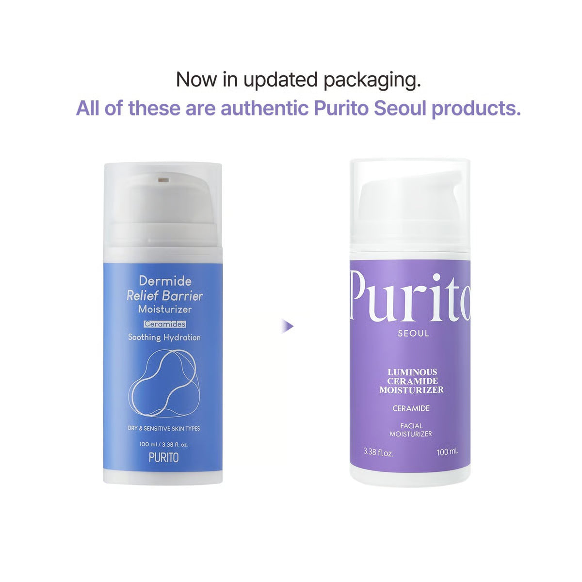 PURITO LUMINOUS CERAMIDE MOISTURIZER 100ML