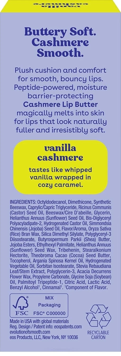 EOS LIP BUTTER VANILLA CASHMERE