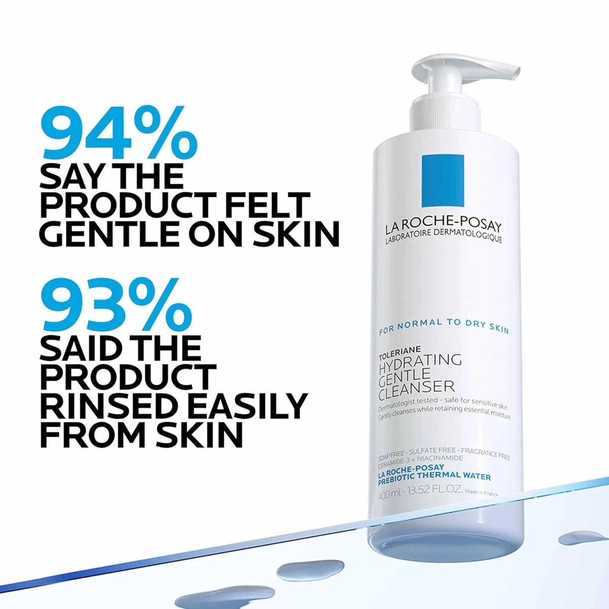 LRP TOLERIANE HYDRATING GENTLE CLEANSER - 400ML