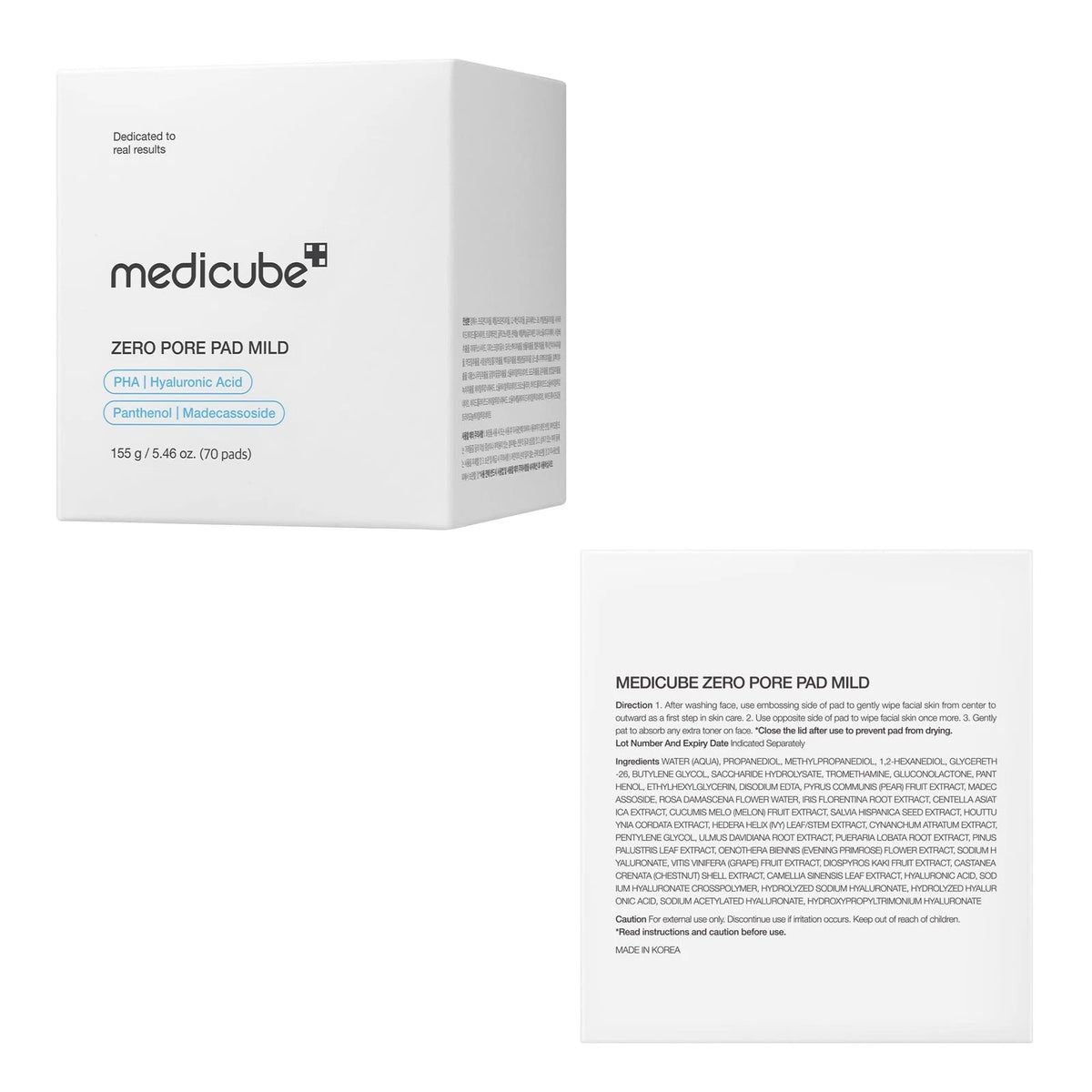 MEDICUBE ZERO PORE PAD MILD