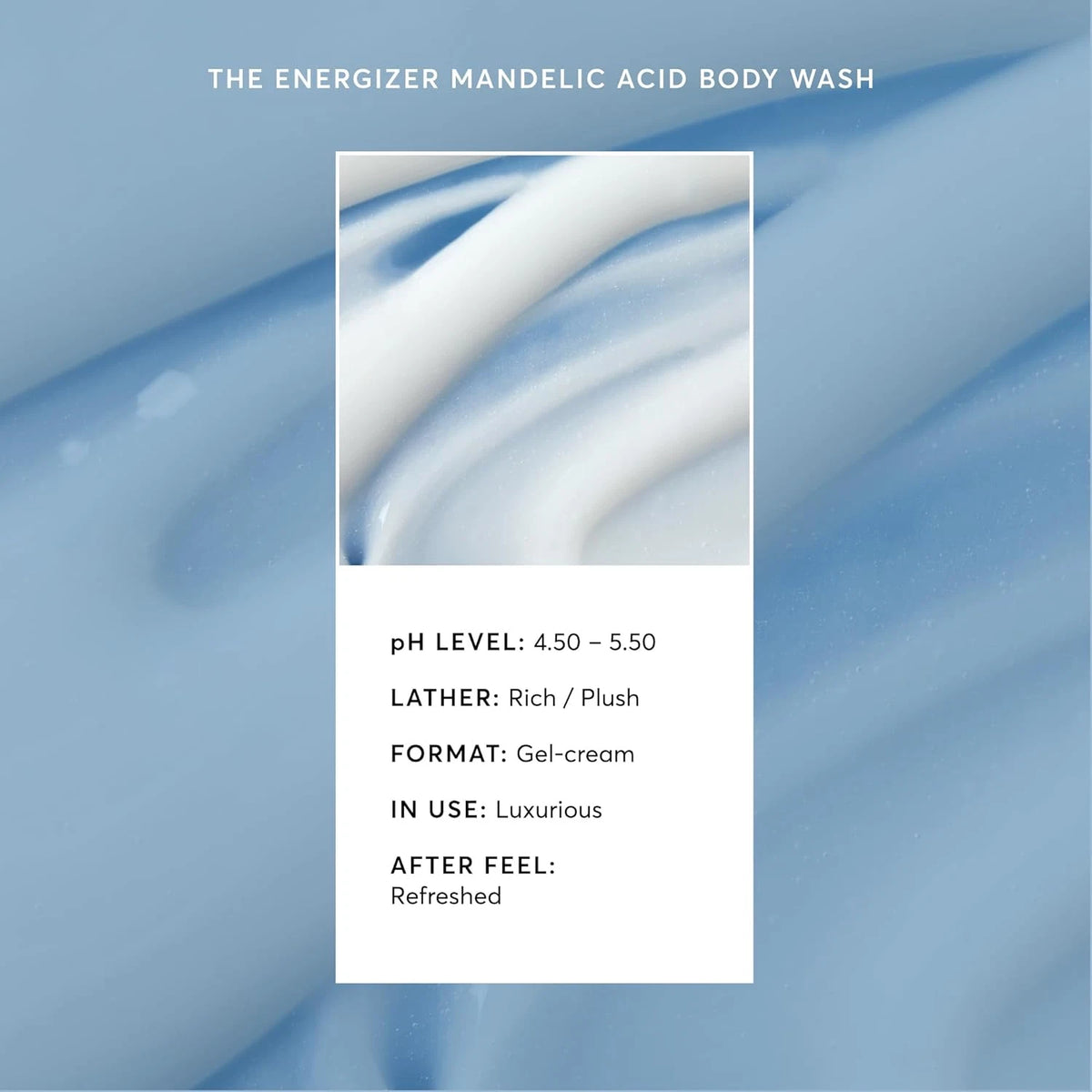NATURIUM THE PURIFIER MANDELIC SERUM BODY WASH 500ML