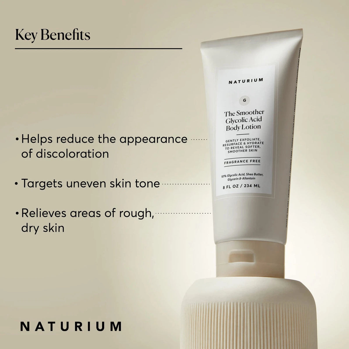 NATURIUM THE SMOOTHER GLYCOLIC ACID BODY LOTION