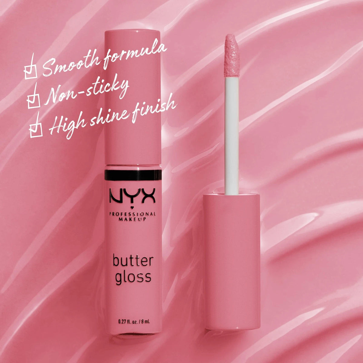 NYX BUTTER GLOSS- ANGEL'S FOOD CAKE