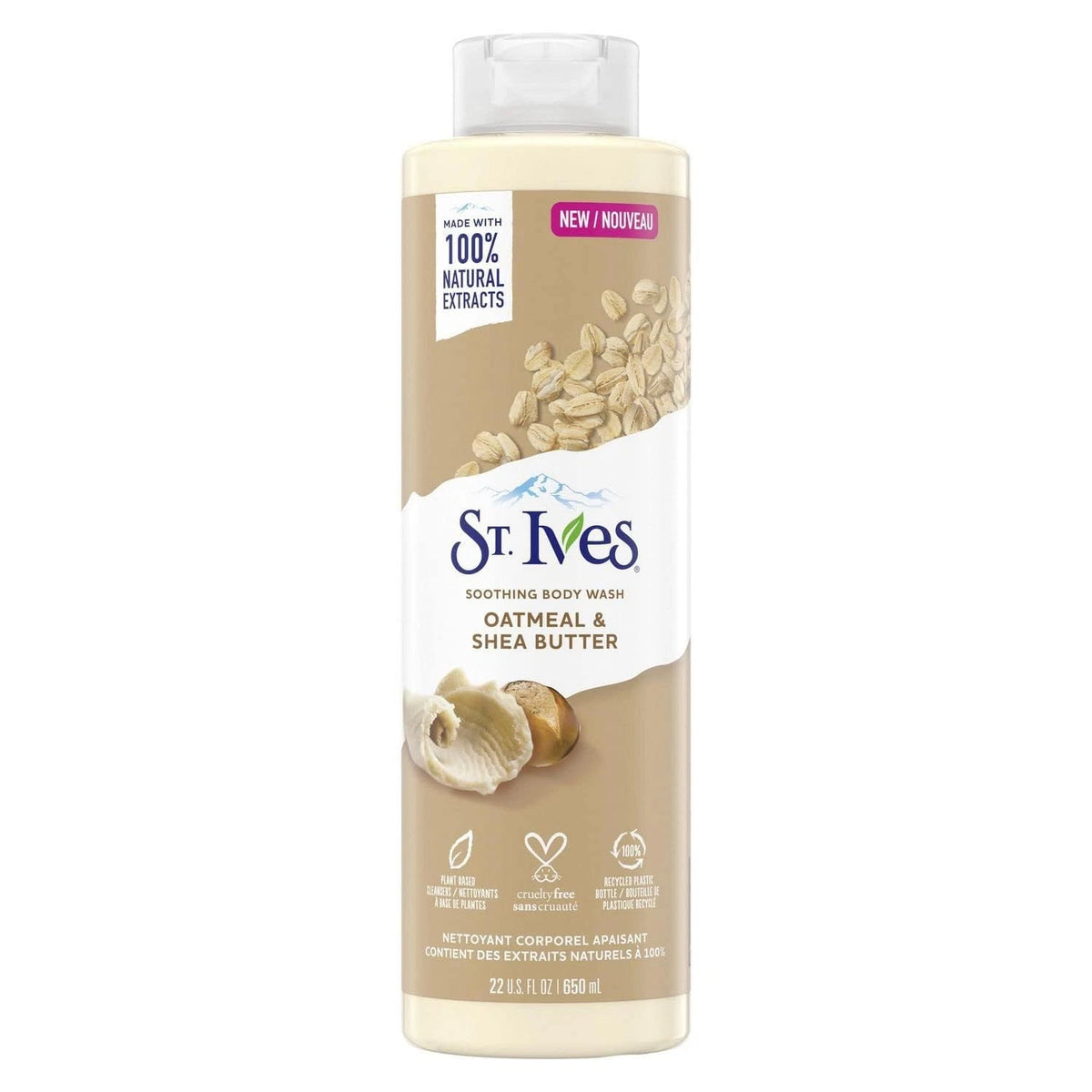 ST. IVES SHEA BUTTER AND OATMEAL 700ML