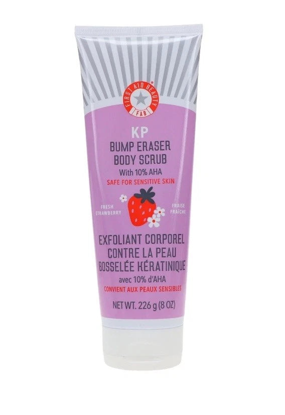 FIRST AID BEAUTY KP BUMP ERASER BODY SCRUB FRESH STRAWBERRY 226g