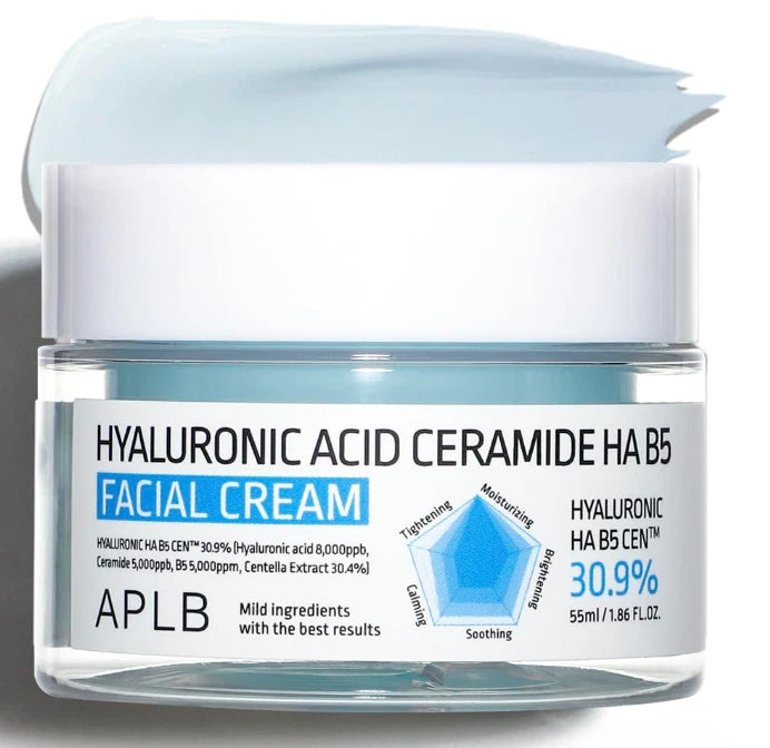 APLB HYALURONIC ACID CERAMIDE HA B5 FACIAL CREAM 55ML