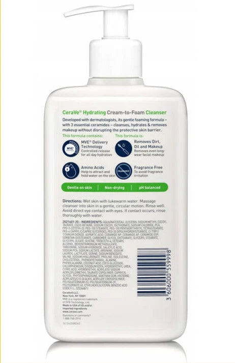 CERAVE HYDRATING CLEANSER 236ML