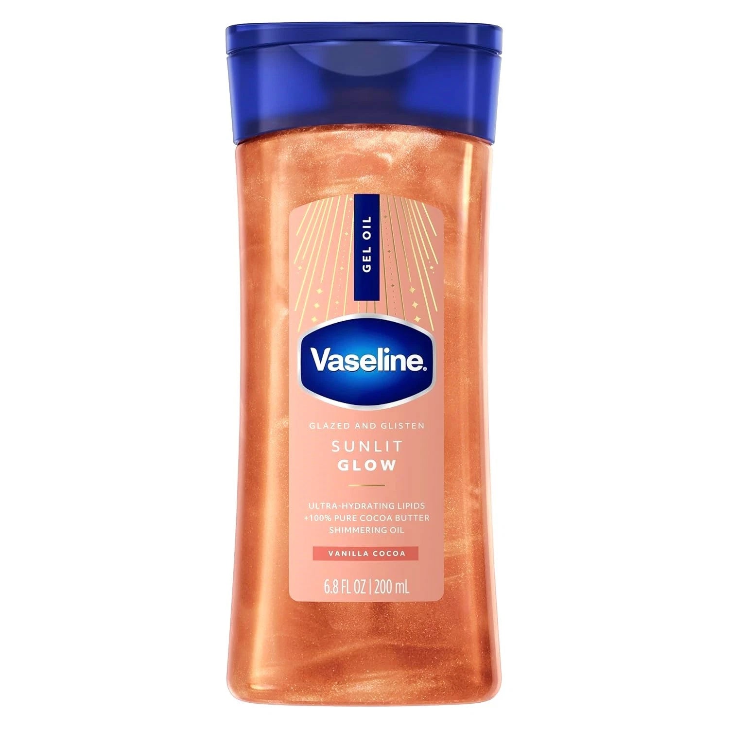 VASELINE GLAZED & GLISEN VANILLA COCOA SHMMERING BODY OIL