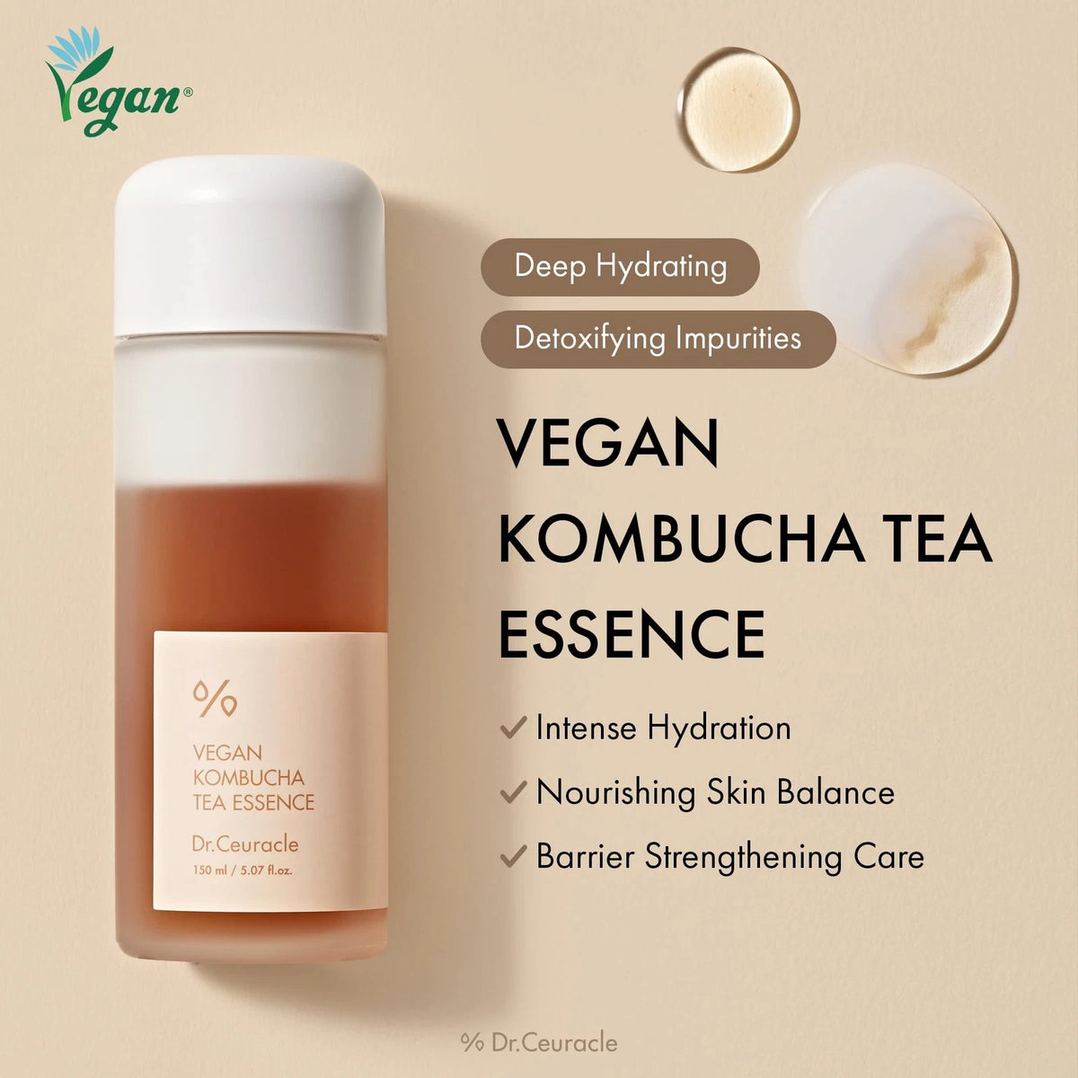 DR. CEURACLE VEGAN KOMBUCHA TEA ESSENCE