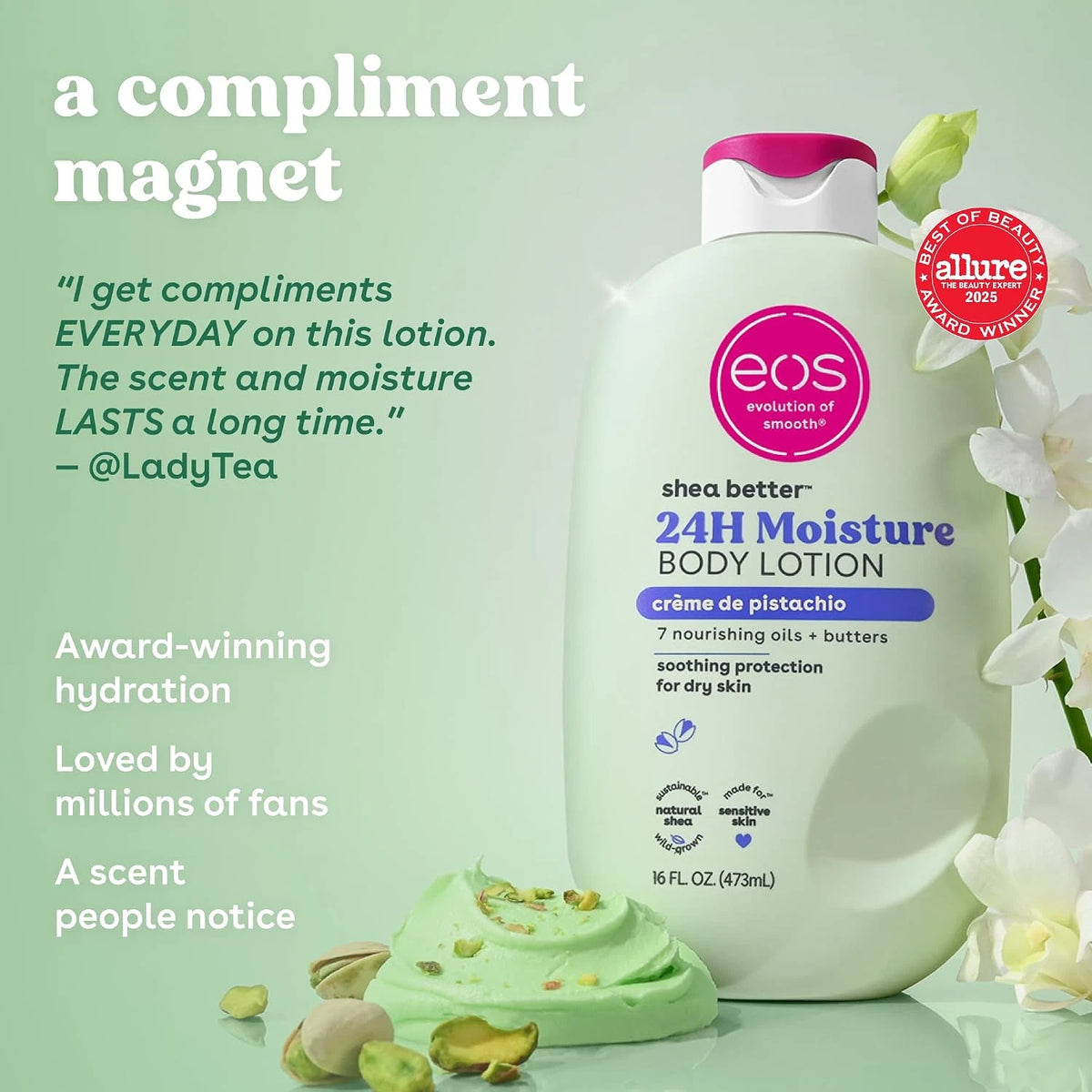 EOS CREME DE PISTACHIO LOTION 473ml
