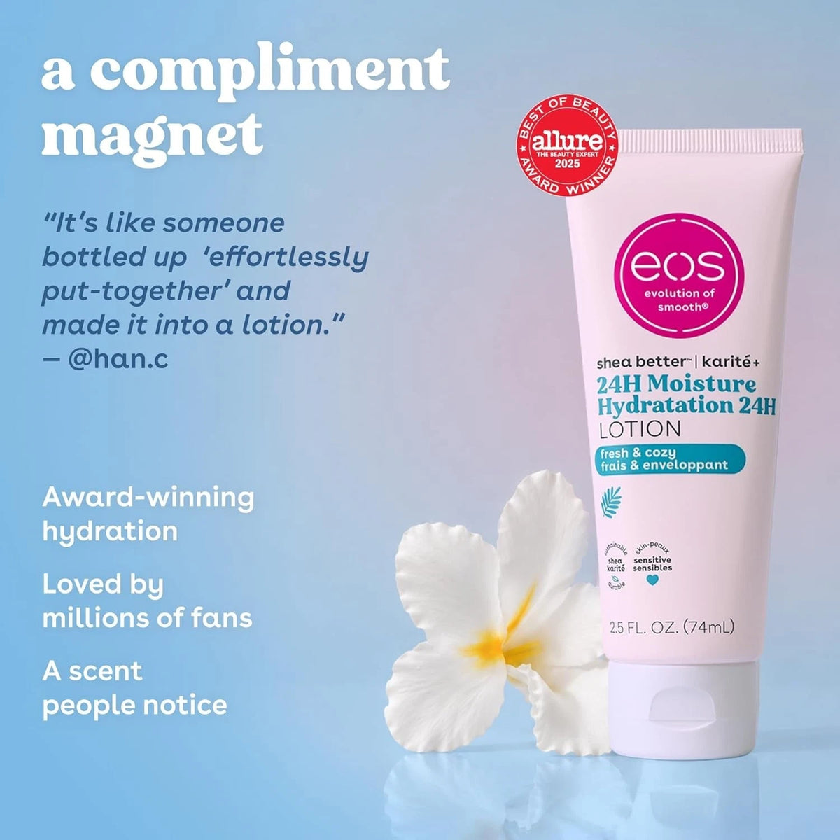 EOS FRESH AND COZY LOTION 74ML